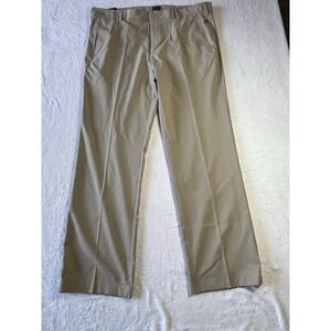Adidas Men's Climalite Khaki Golf Pants Size 38X32L NWT 100% Polyester Pockets